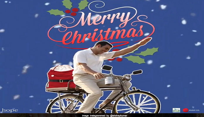 Merry Christmas video shared by akshay kumar