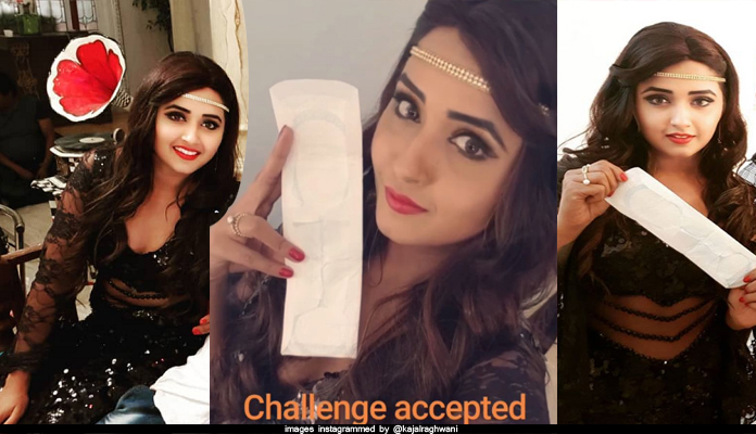 Padman challenge accepted by Kajal raghwani