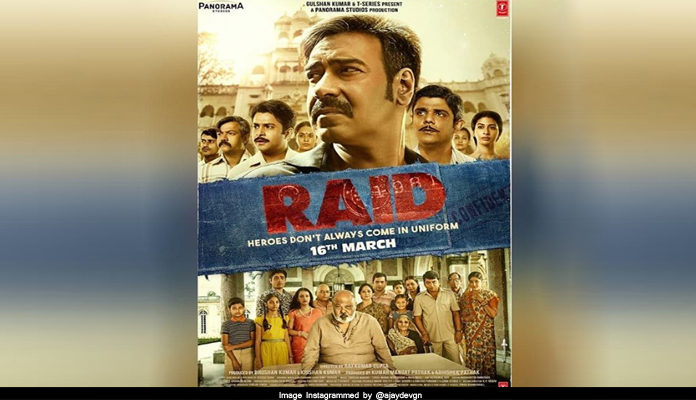 Raid another poster out with ajay devgan look