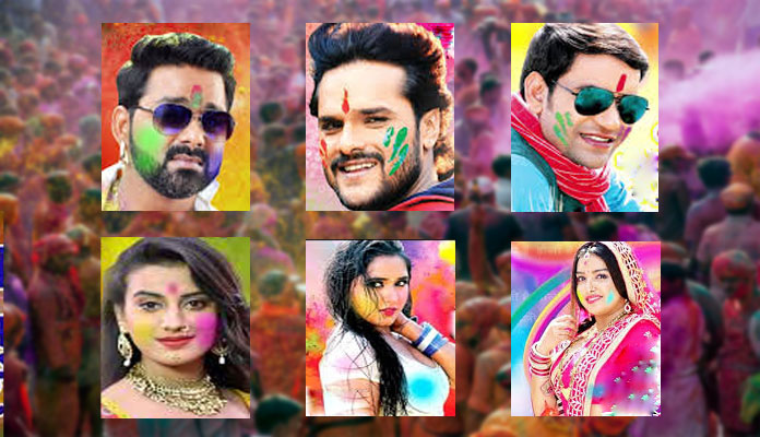 Bhojpuri celebrities celebrate the festival of colours